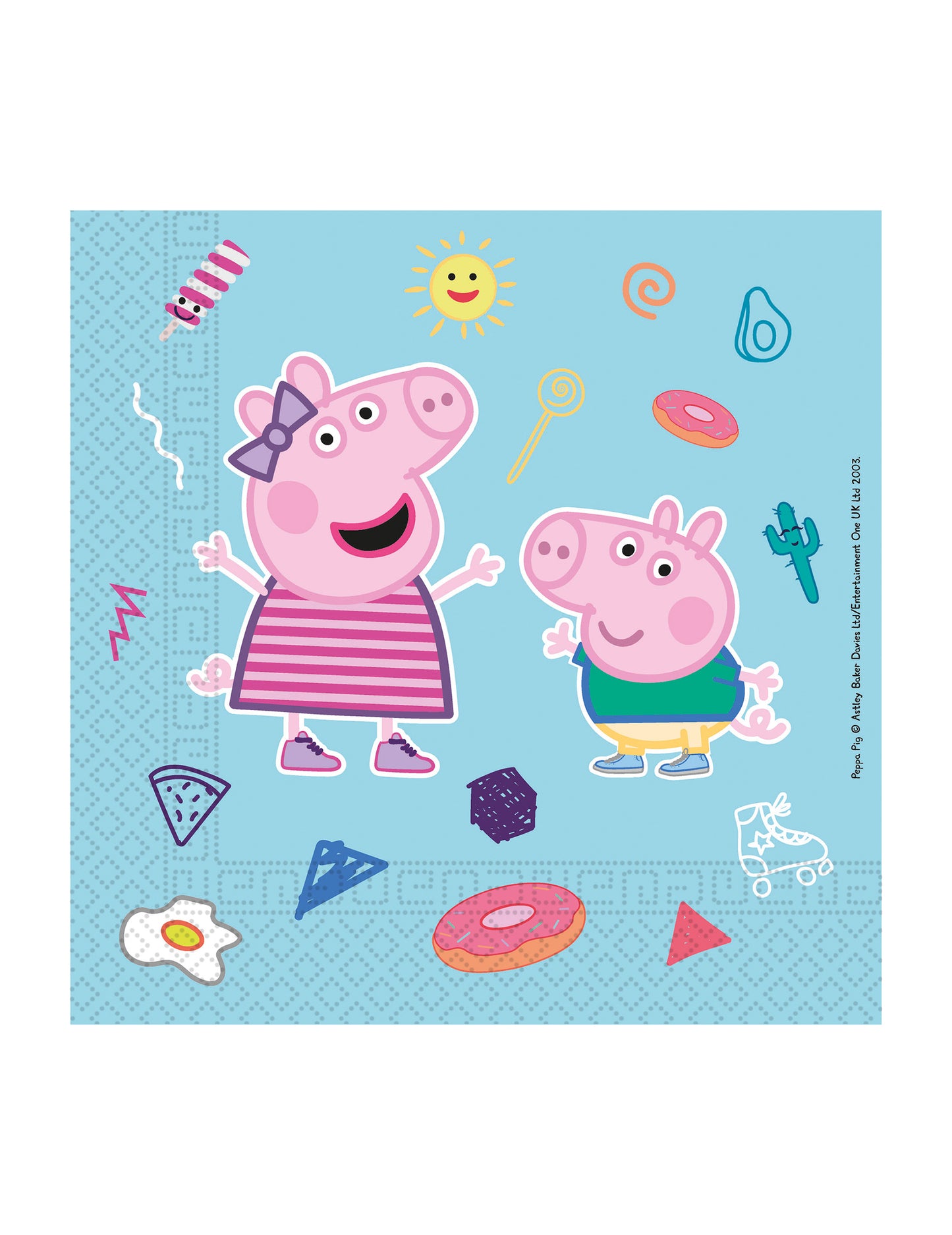 20 PEPPA Pig 33 x 33 cm Kompostovatelné papírové ručníky