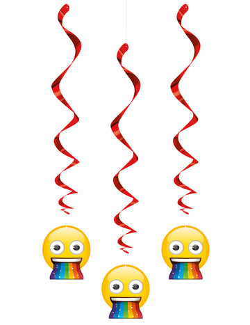 3 duha Emoji 66 cm spirály