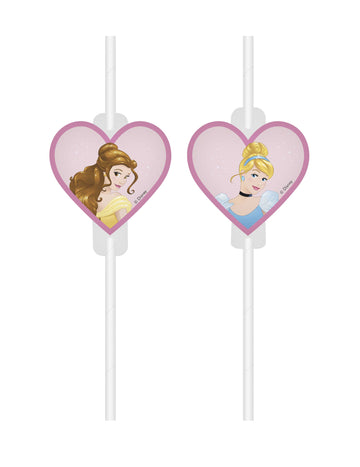 4 Straws medailon v kartonových princeznách Disney Hearts