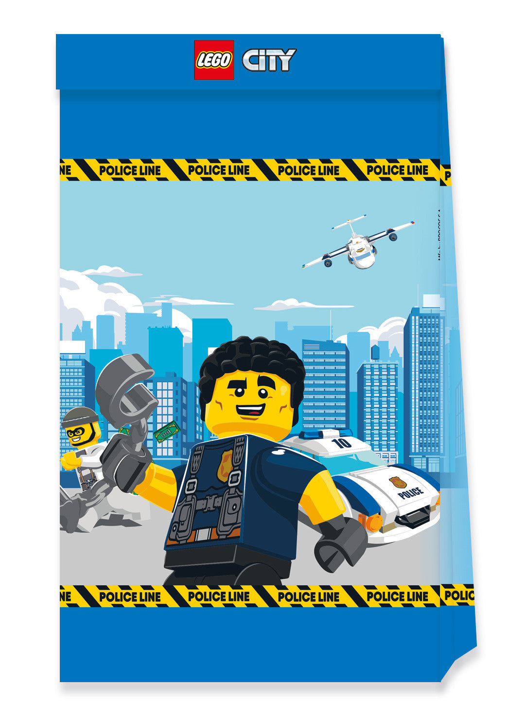 4 malé papírové tašky FSC Lego City