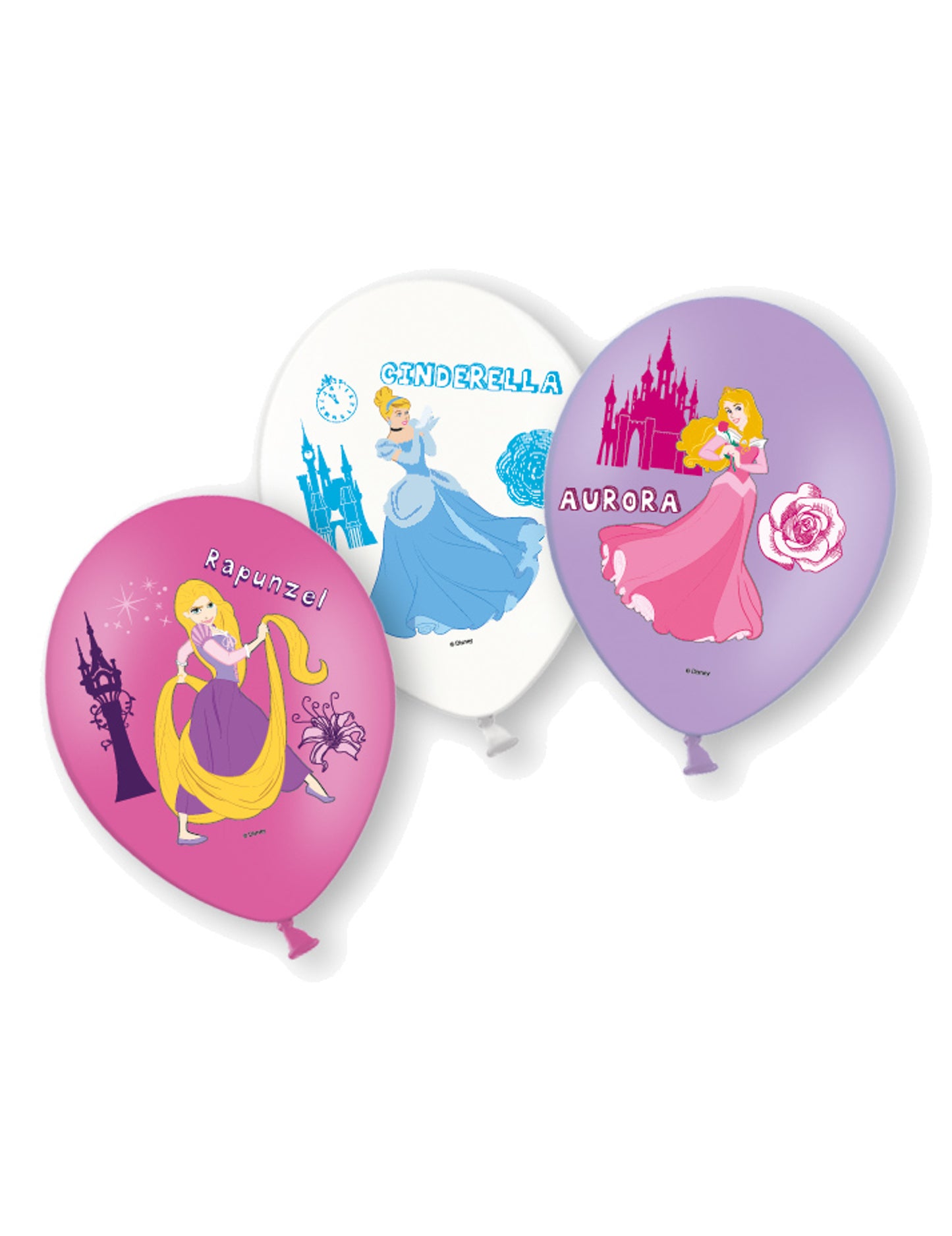 6 Disney Princezny Disney Balloons 28 cm