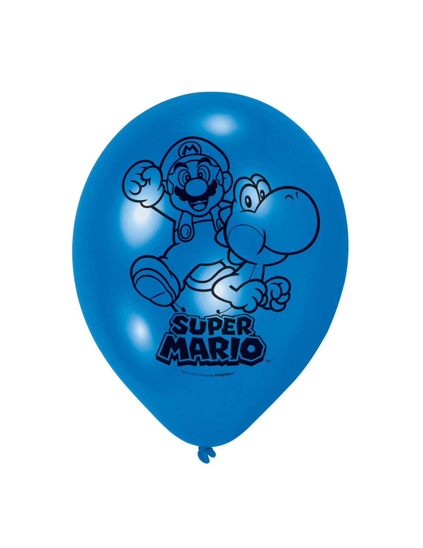 6 Super Mario Latex Balloons