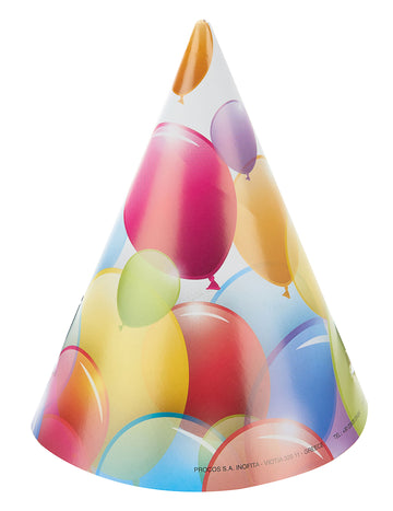 6 Flying Balls Party Hats