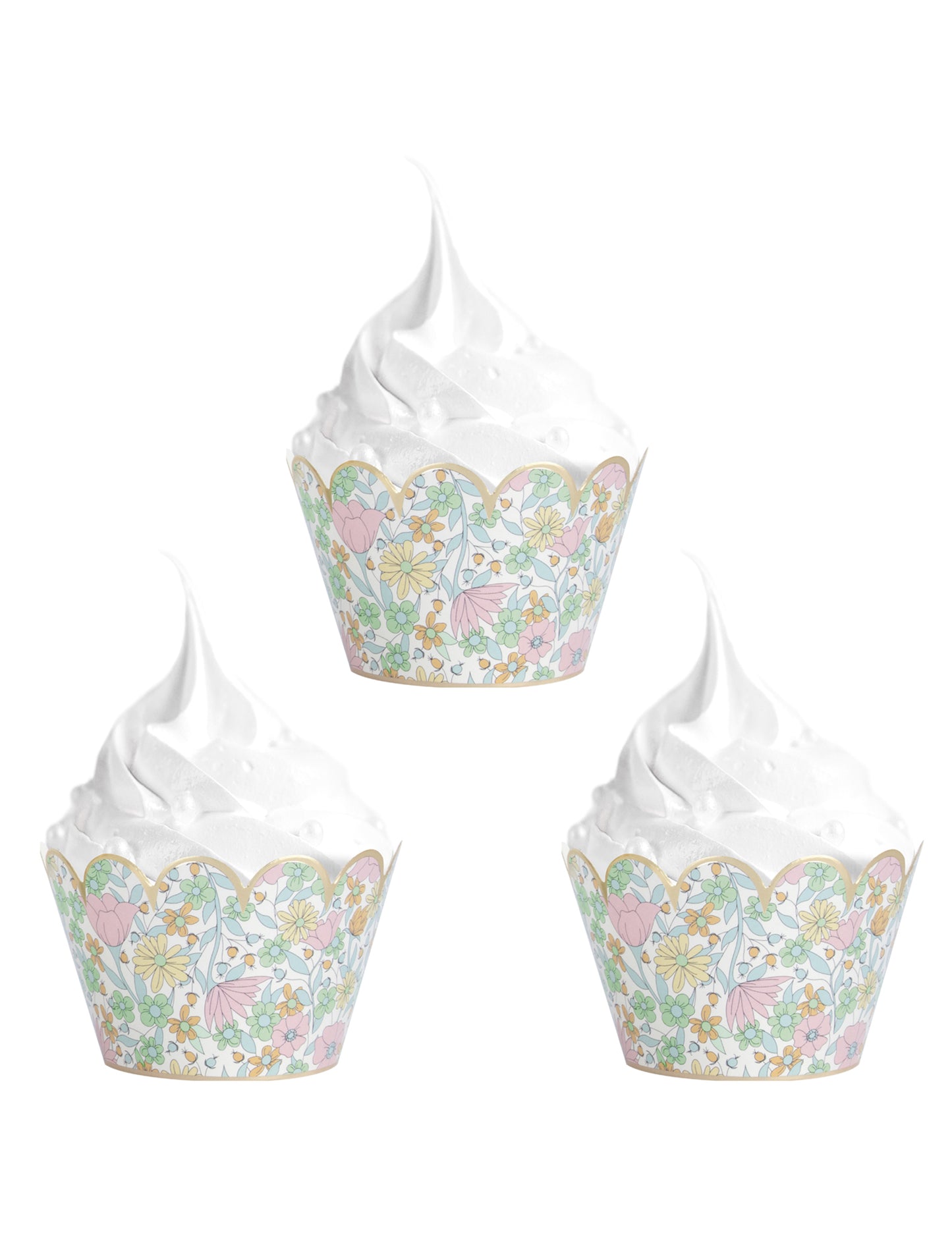 6 Shabby Cupcake