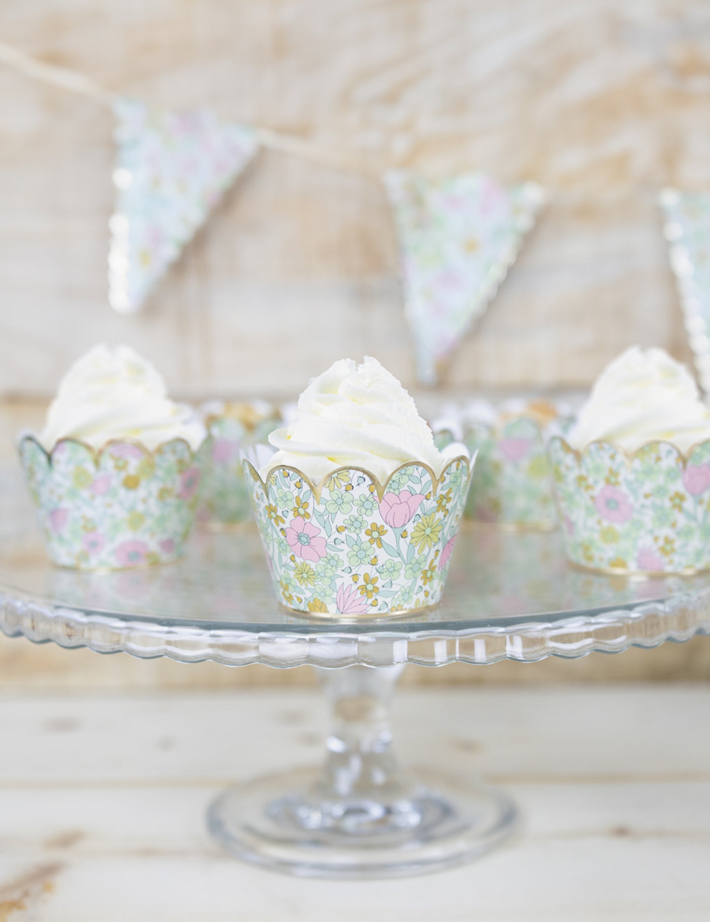 6 Shabby Cupcake