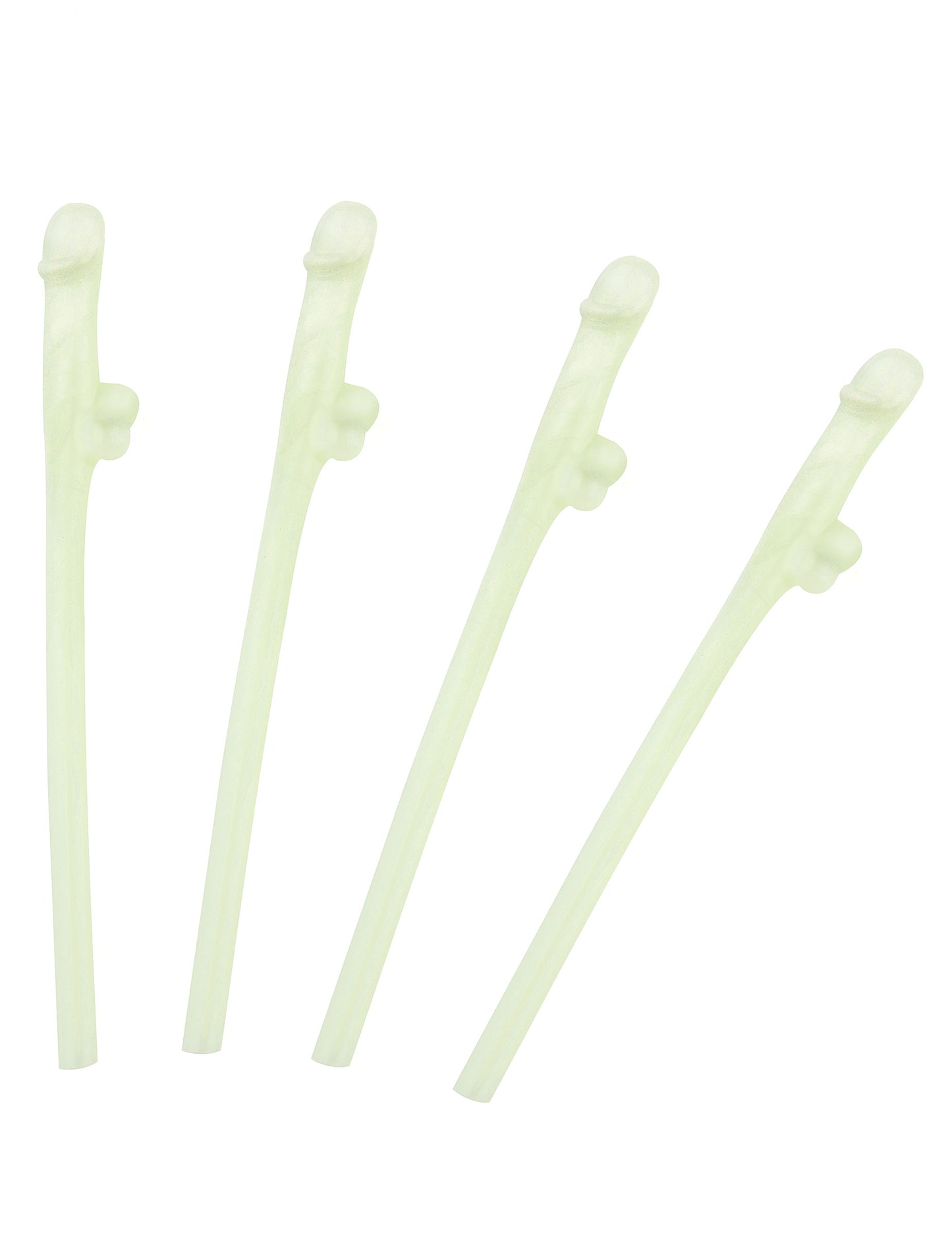 6 Naughty Fosforescent Straws