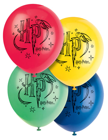 8 Harry Potter Latex Balloons 30 cm