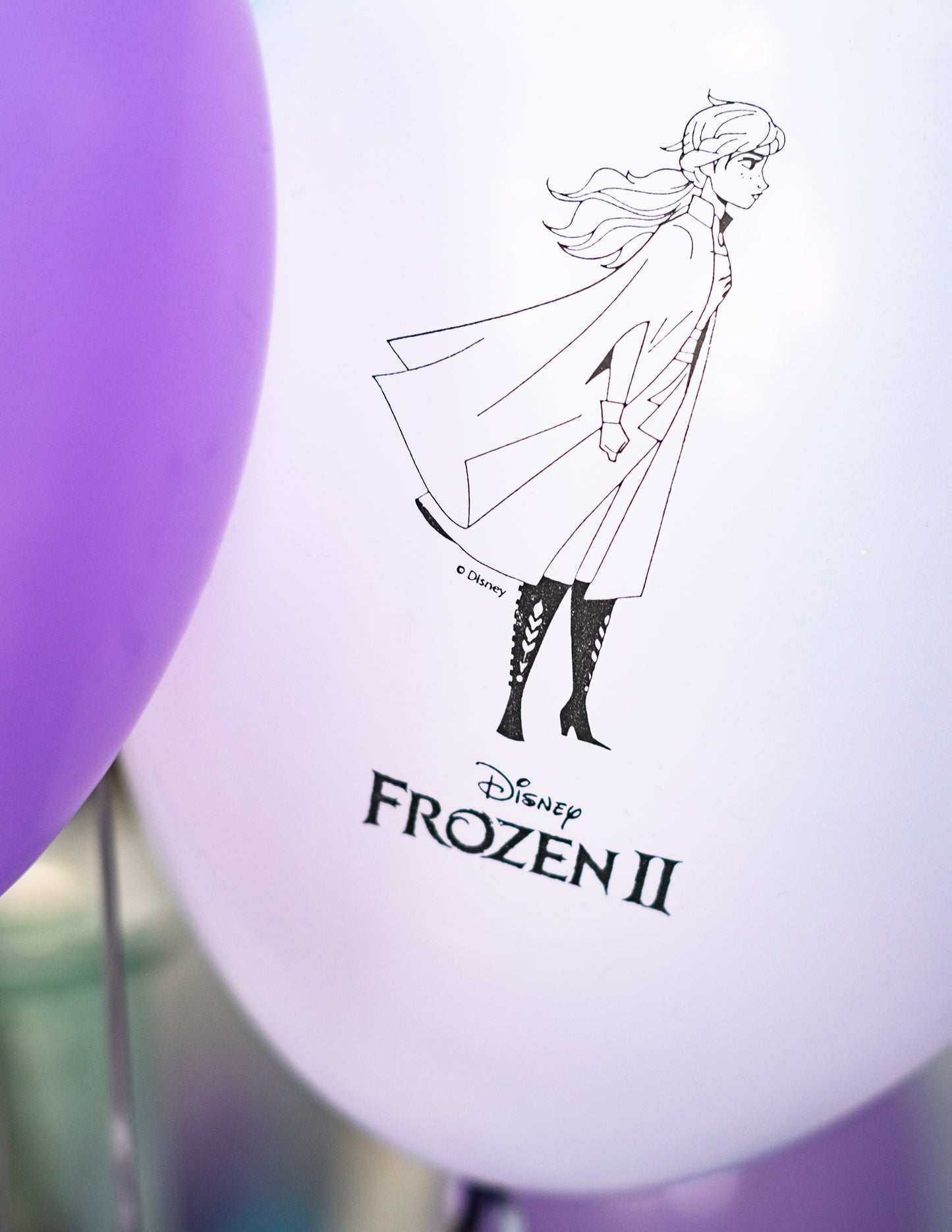 8 Latex Balloons The Snow Queen 2 28 cm