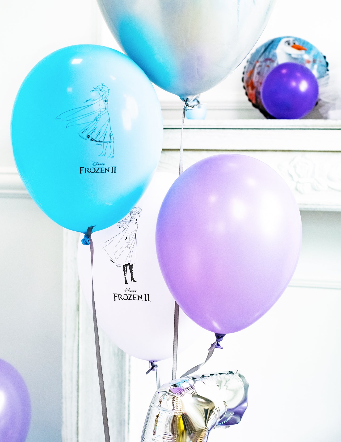 8 Latex Balloons The Snow Queen 2 28 cm