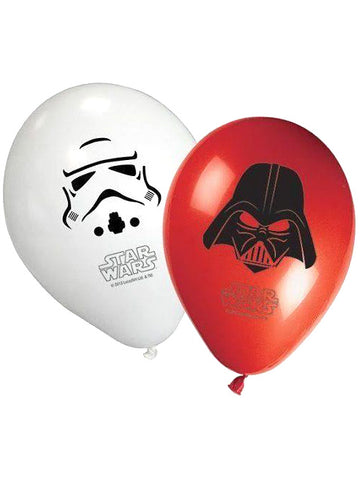 8 Latex Star Wars Balloons