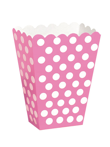 8 Pop Corn Rose Pop Boxes White Pea