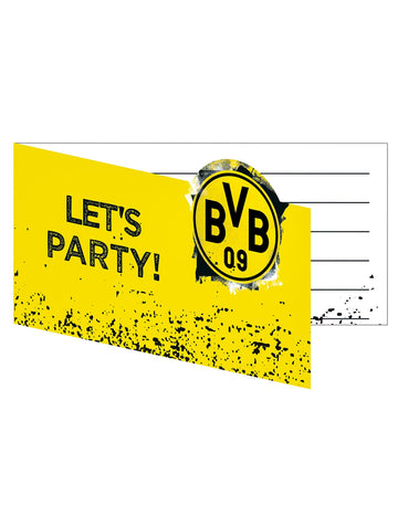 8 Borussia Dortmund Invitation Cards