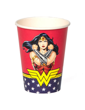 8 FSC Wonder Woman 210 ml Cardboard Cups