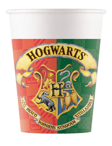 8 Harry Potter 200 ml kartonových šálků