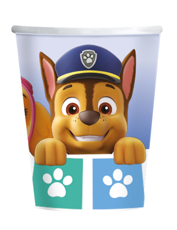 8 Pat 'Patrol Paper Cups 250 ml