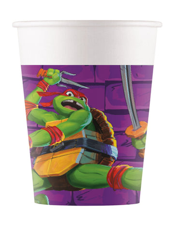 8 Ninja Next Generation 200 ml Turtle Cups