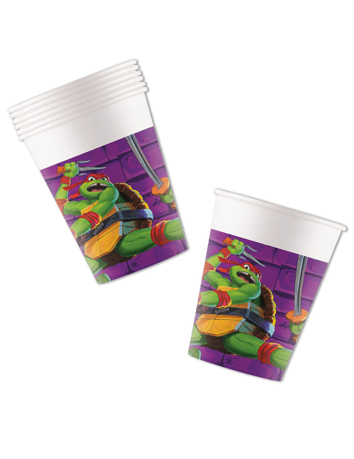 8 Ninja Next Generation 200 ml Turtle Cups