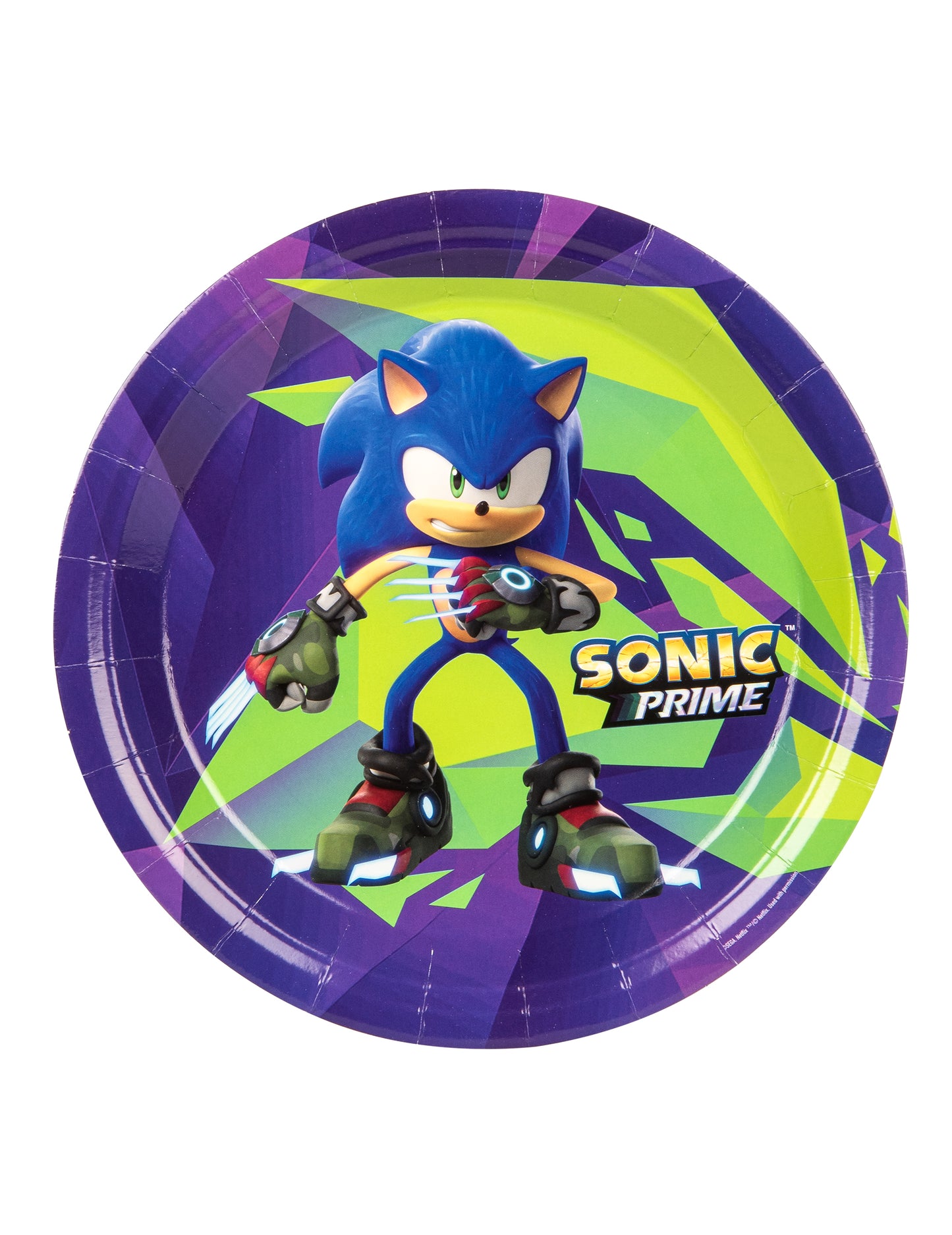 8 velkých Sonic Prime 23 cm destičky