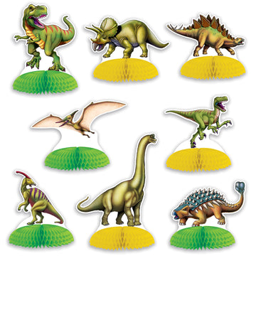 8 mini dinosaurs stolní centra