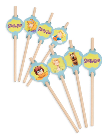 8 Straws medailon ve Scooby-doo 20cm karton