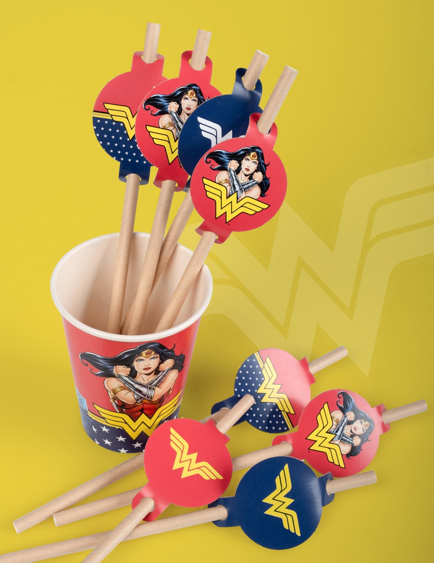 8 Wonder Woman 20 cm kartonový medailon