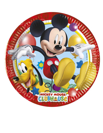 8 Malé kartonové desky Mickey Mouse 20 cm