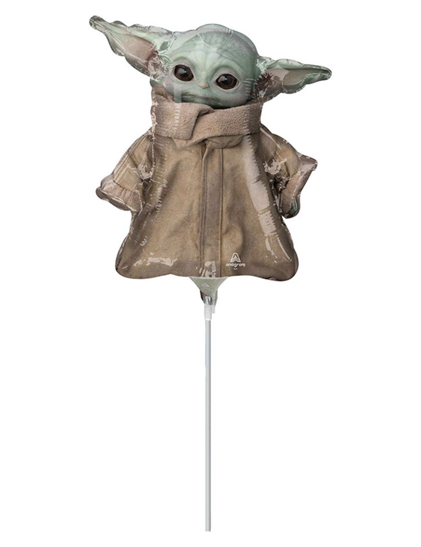 Baby Aluminium Balloon Yoda Mandalorian 23 cm