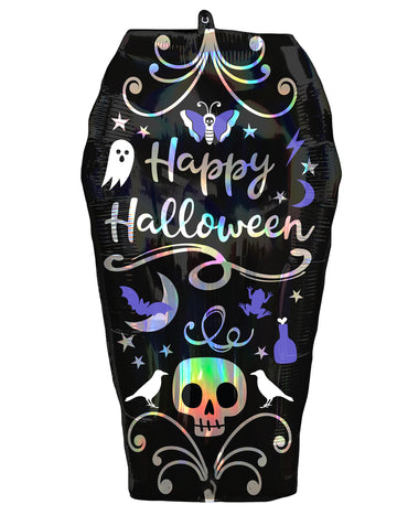 Hliníkový balón Halloween iridescent 38 x 68 cm