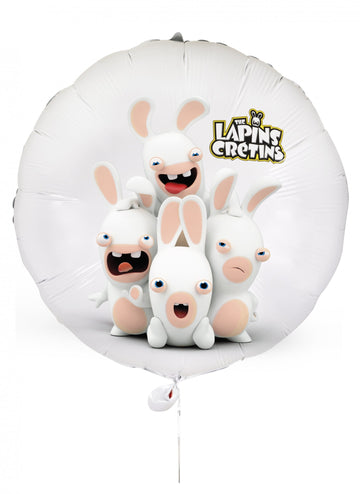 Hliníkový balón Rabbids Cretinian 40 cm