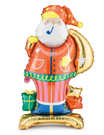 Santa Claus hliníková koule 63 x 106 cm