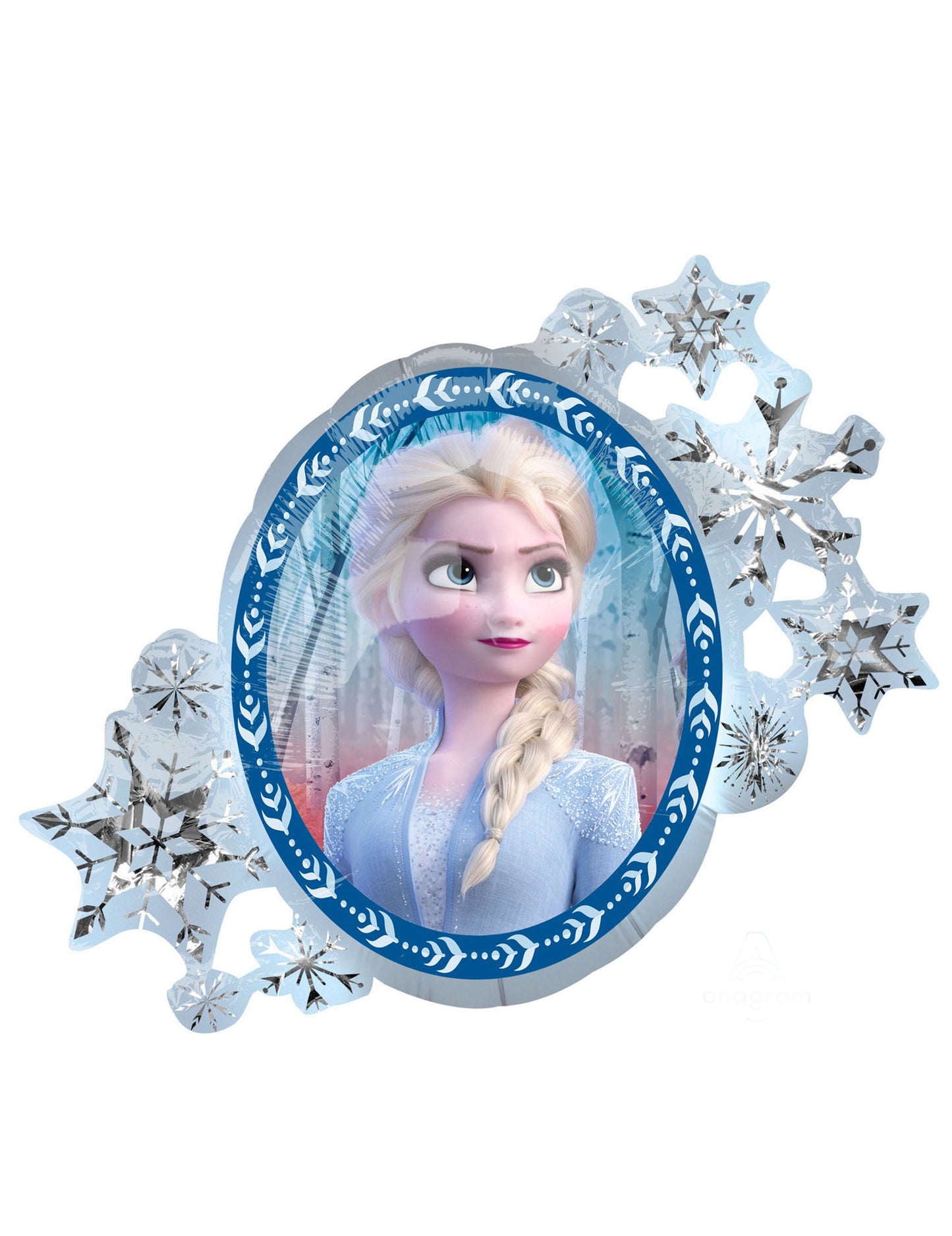 Recto Back Aluminium Ball Elsa a Anna Snow Queen 2 76 x 66 cm