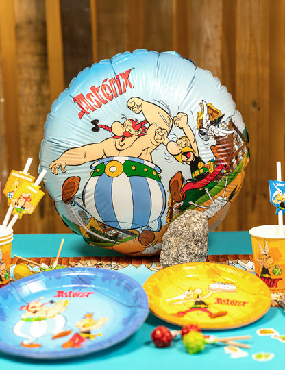 Ballon aluminium rond Astérix 43 cm