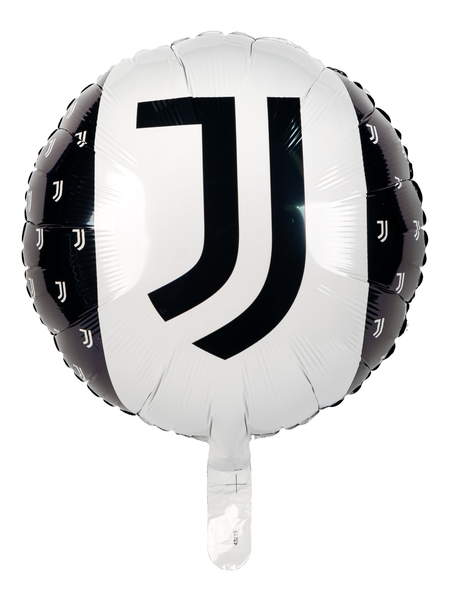 Černobílý juventus hliníkový balón 43 cm