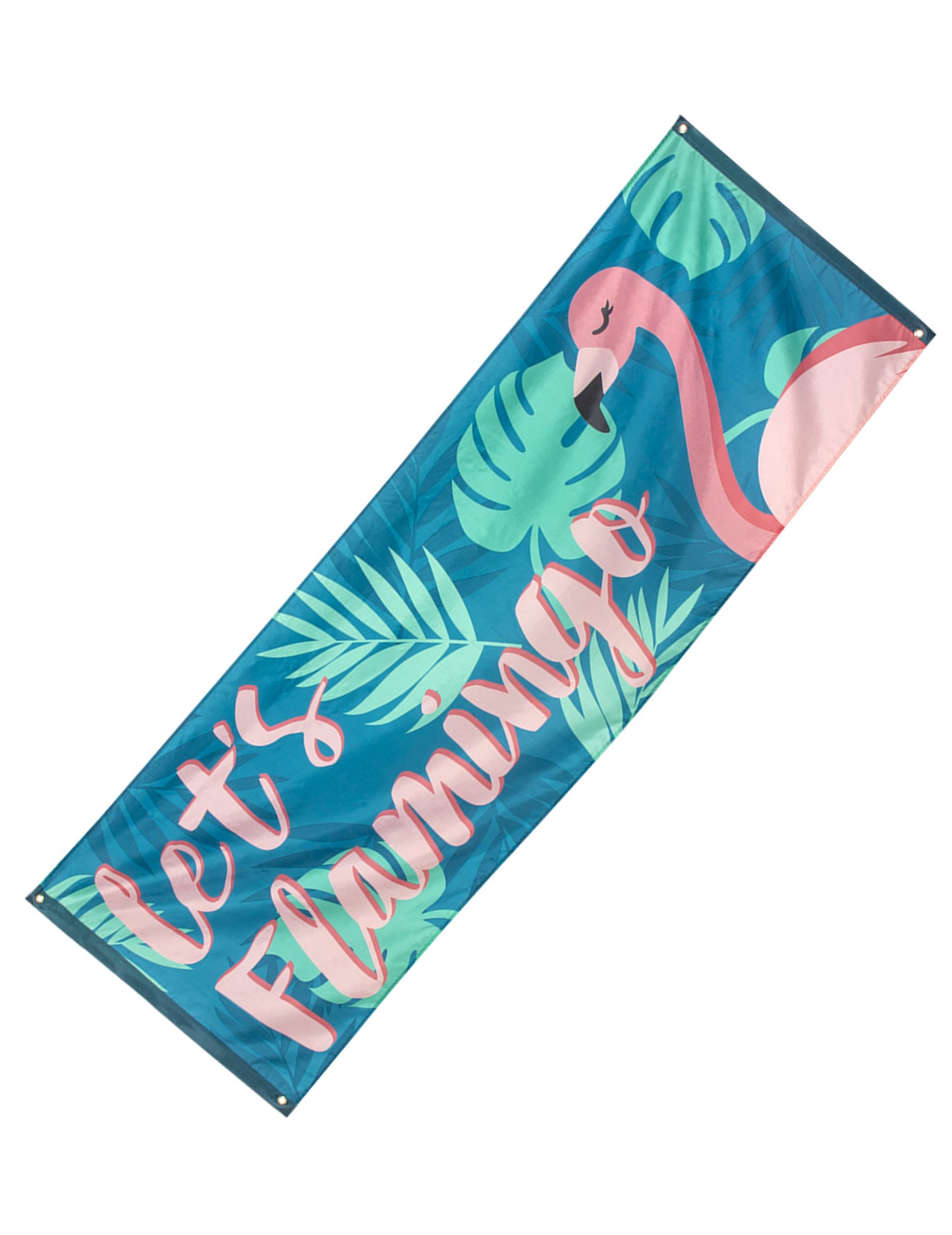 Banner Pojďme Flamingo Flamingo Tropic v tkanině 74 x 220 cm