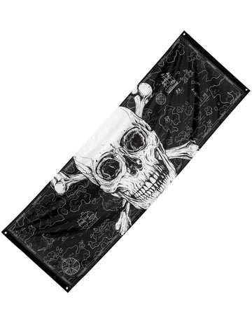 Pirátský banner Jolly Roger 74 x 220 cm