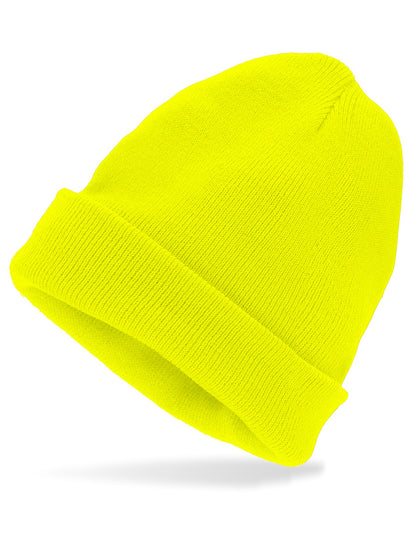 Bonnet jaune fluo adulte