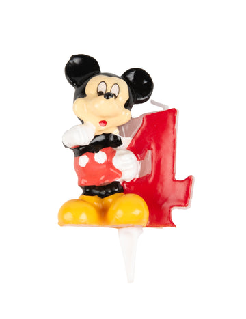 Číslo svíčky 4 Mickey 6,5 cm