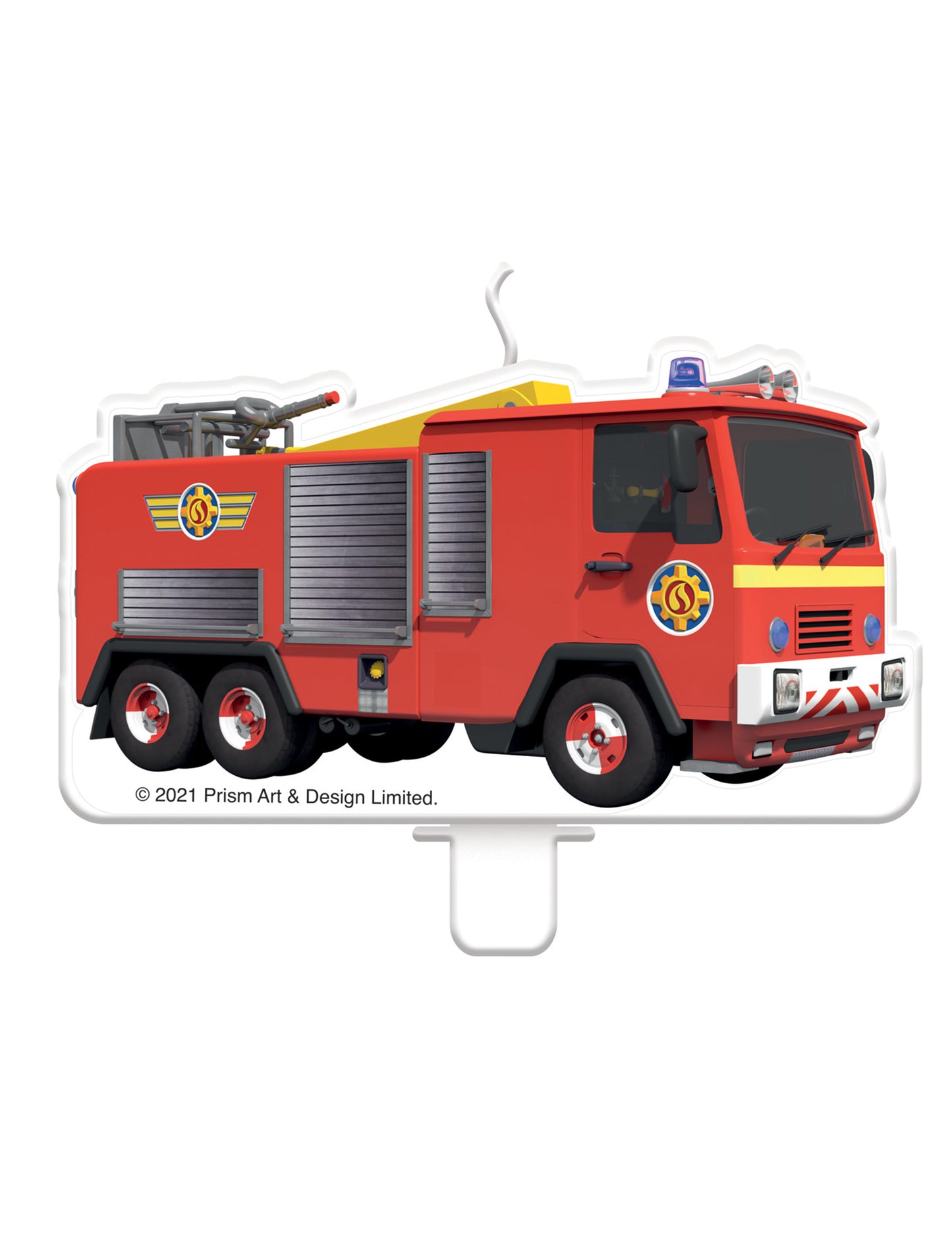 Sam Truck Birthday Candle The Hasighter 9 x 5 cm