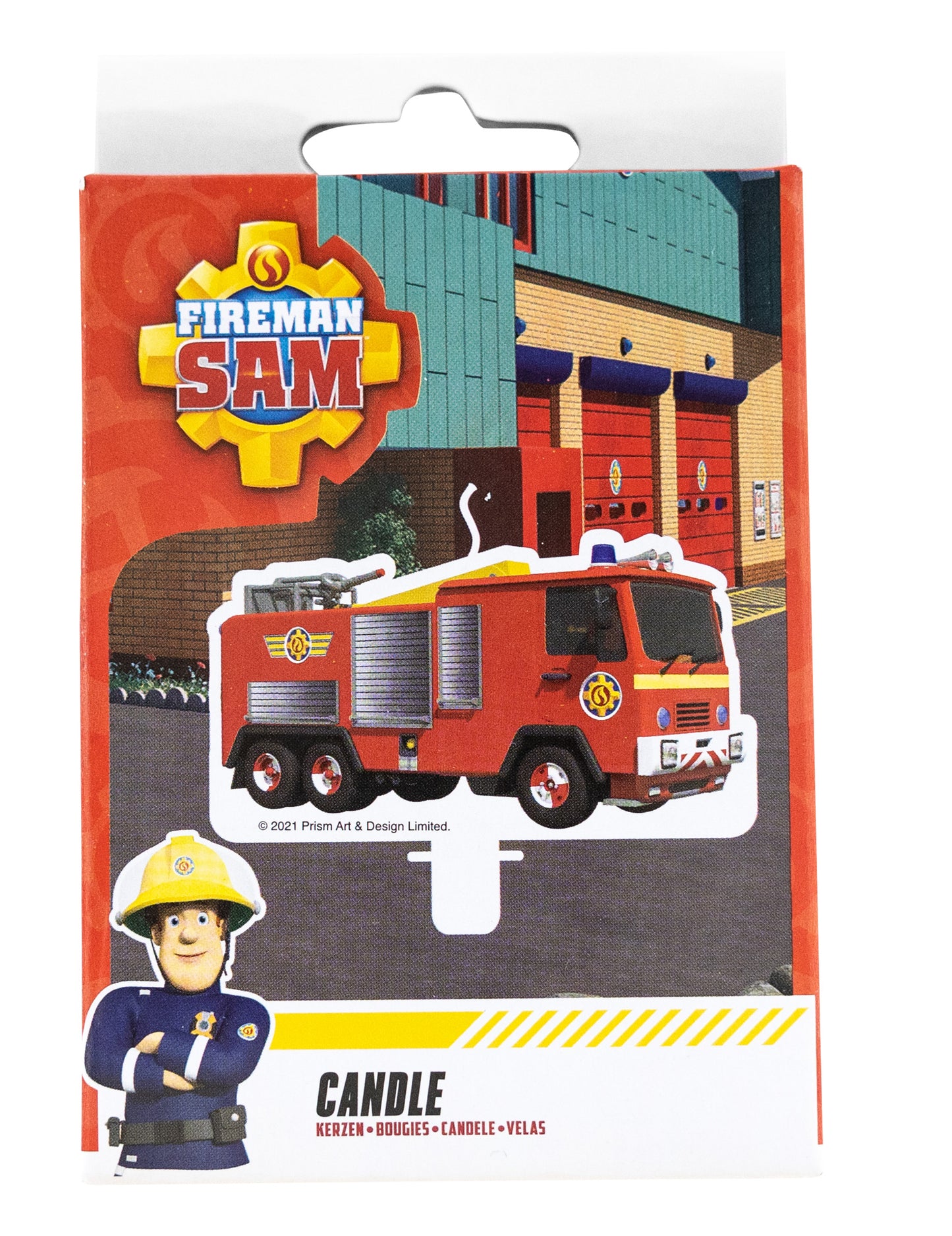 Sam Truck Birthday Candle The Hasighter 9 x 5 cm