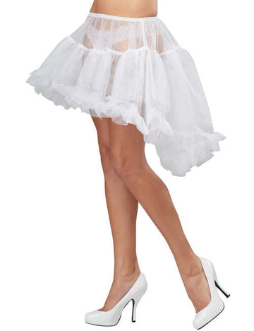 Bílá burlesque petticoat