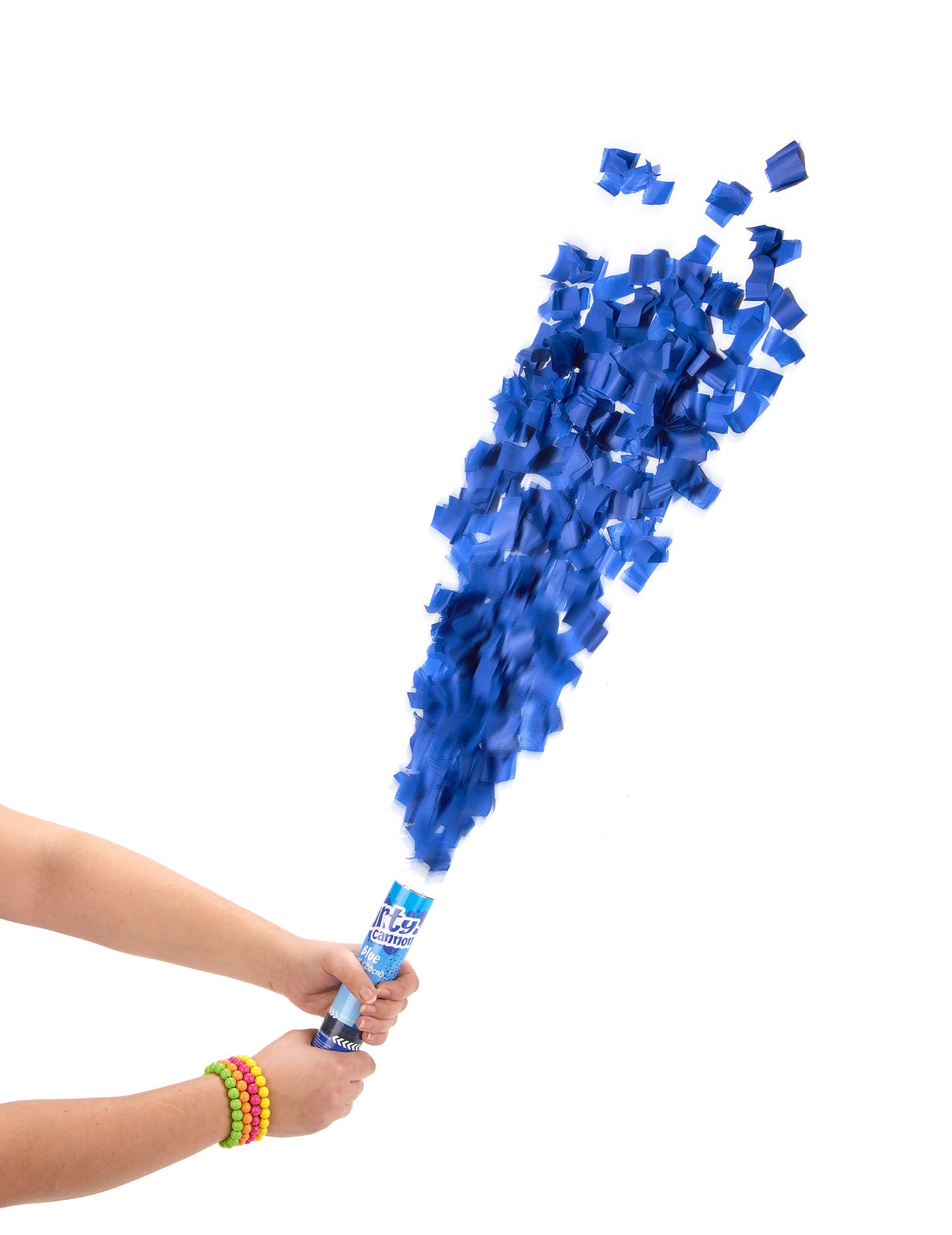 Blue Confetti Cannon 20 cm