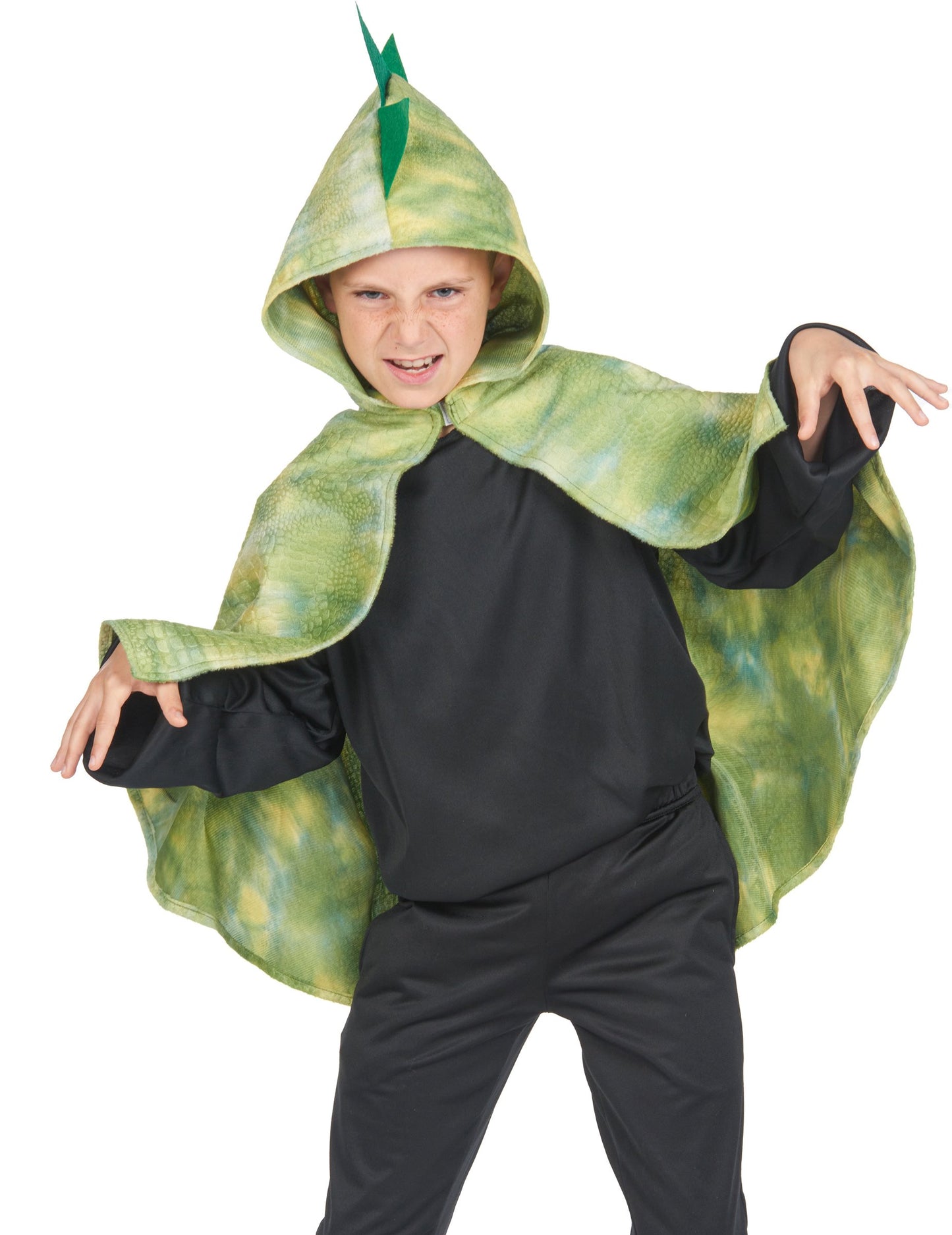 Children's Green Dinosaur Cape