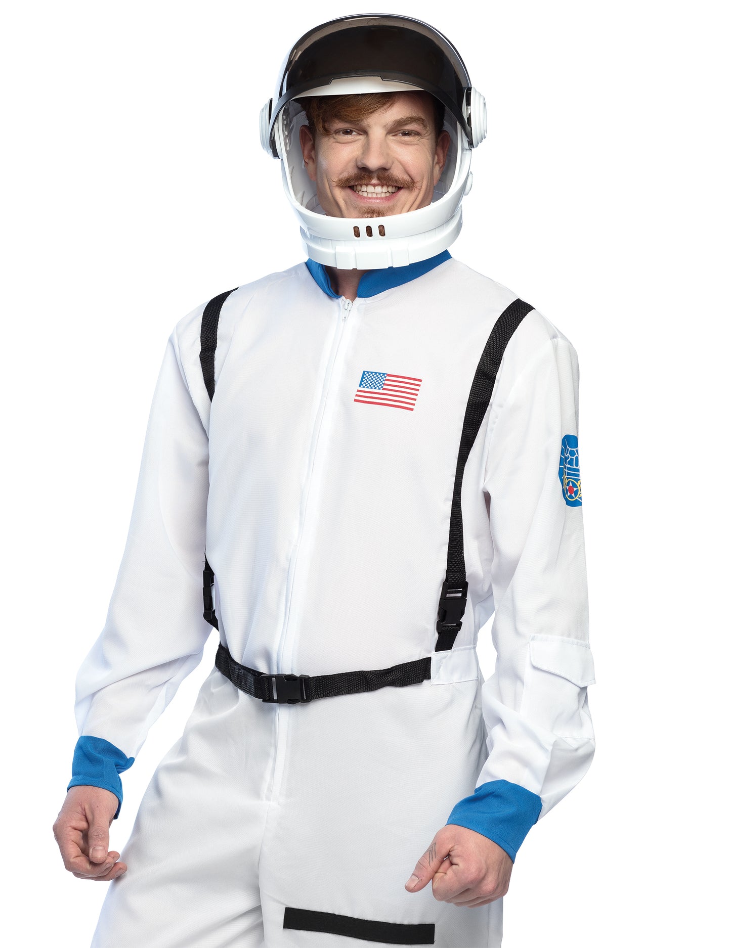 Dospělá bílá astronautská helma