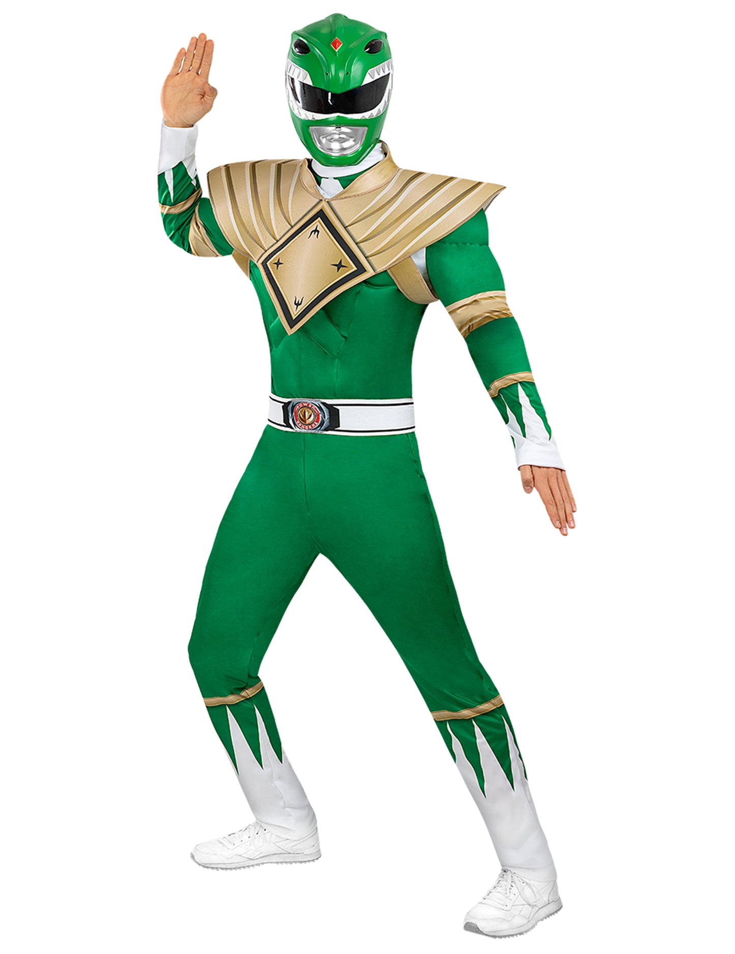 Helma Green Power Ranger pro dospělé