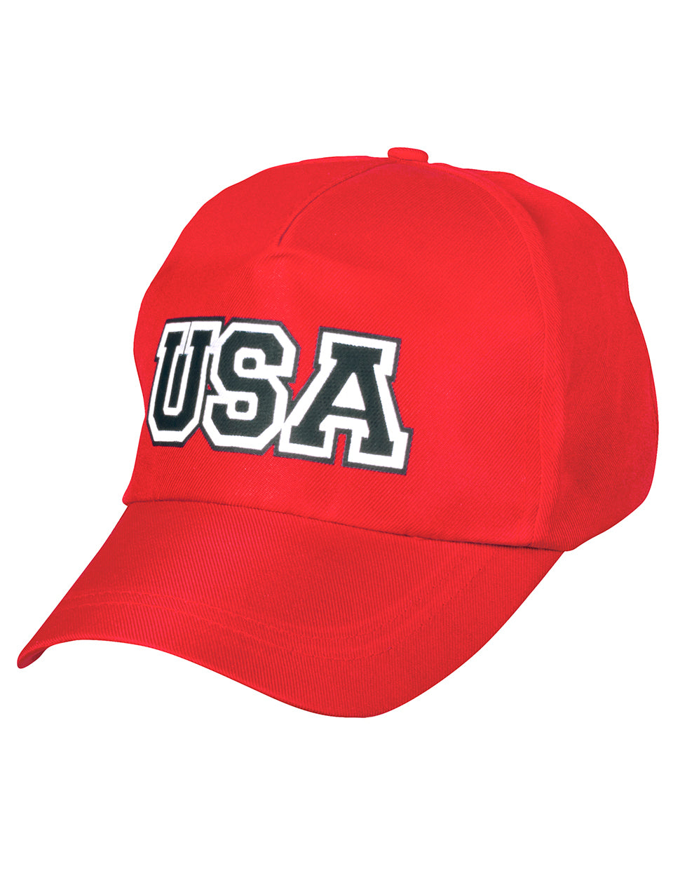 Adult Red USA Cap