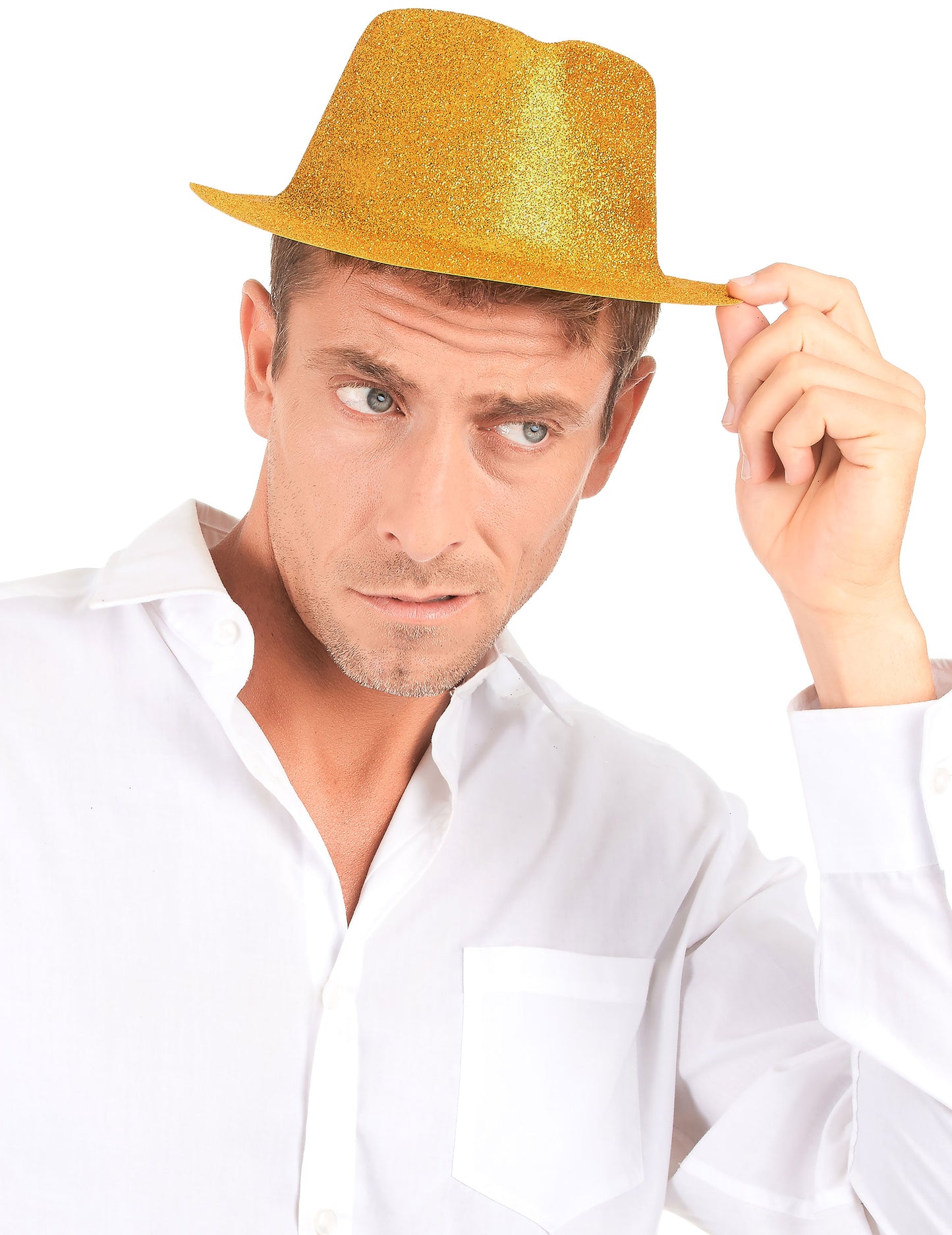 Adult Gold Glitter Hat