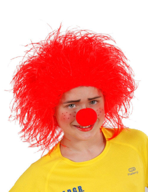 Red Child Clown Paruka