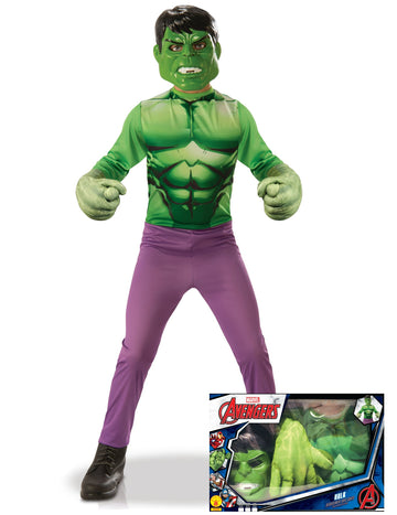 Klasická Hulk Box s rukavicemi obřích chlapců