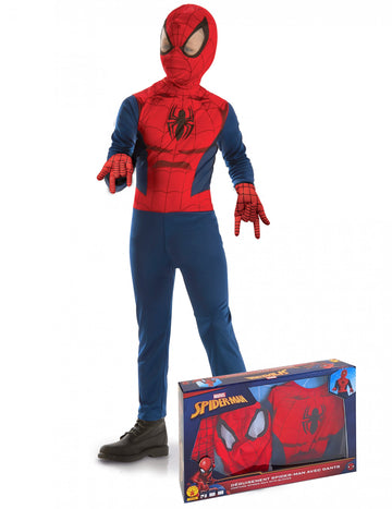 Klasická Spiderman Box s chlapci rukavice