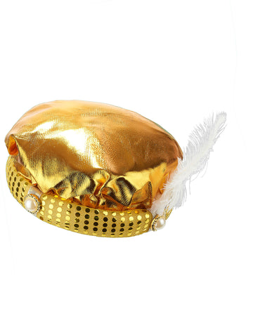 Zlatý turban Cap pro dospělý sultán